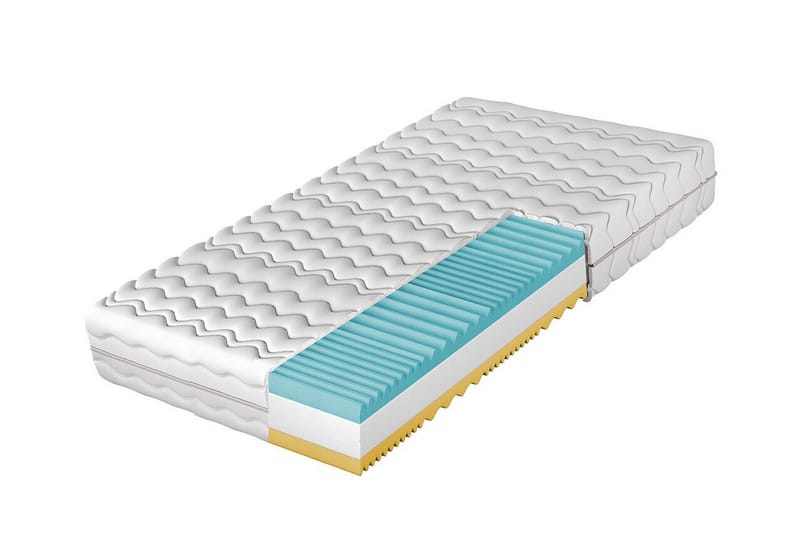 Arigna Skummadrass 100x200 cm - Hvit - Møbler - Senger - Madrasser - Skummadrass