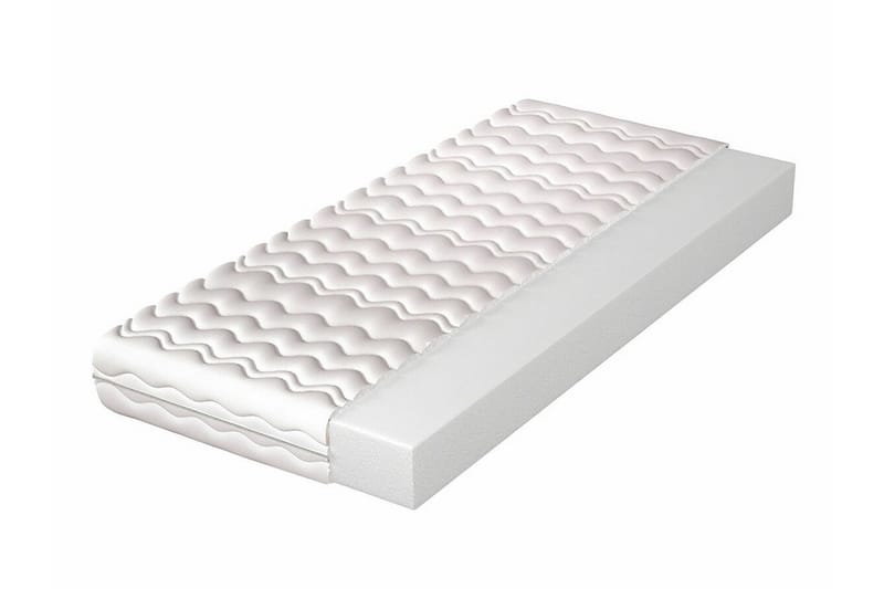Arigna Skummadrass 100x200 cm - Hvit - Møbler - Senger - Madrasser - Skummadrass