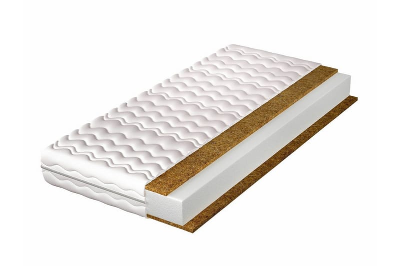 Arigna Skummadrass 100x200 cm - Hvit - Møbler - Senger - Madrasser - Skummadrass