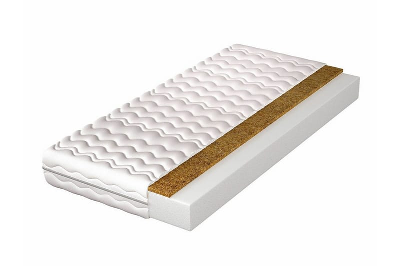 Arigna Skummadrass 100x200 cm - Hvit - Møbler - Senger - Madrasser - Skummadrass