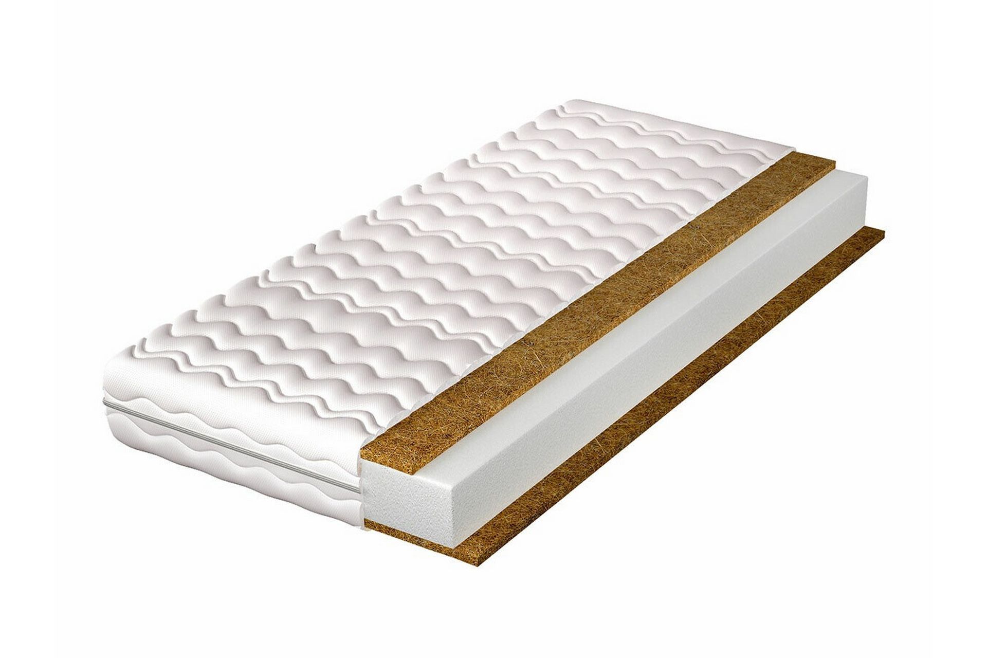 Arigna Skummadrass 100x200 cm - Hvit - Møbler - Senger - Madrasser - Skummadrass
