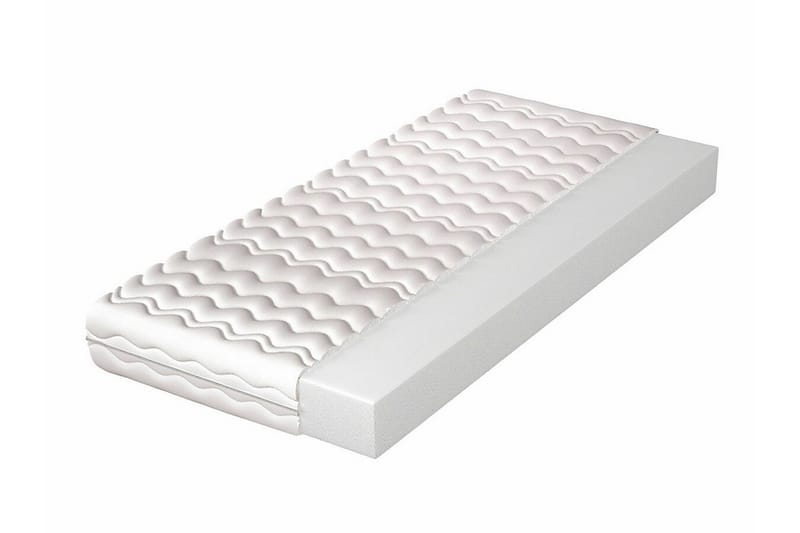 Arigna Skummadrass 200x200 cm - Hvit - Møbler - Senger - Madrasser - Skummadrass