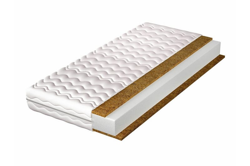 Arigna Skummadrass 200x200 cm - Hvit - Møbler - Senger - Madrasser - Skummadrass