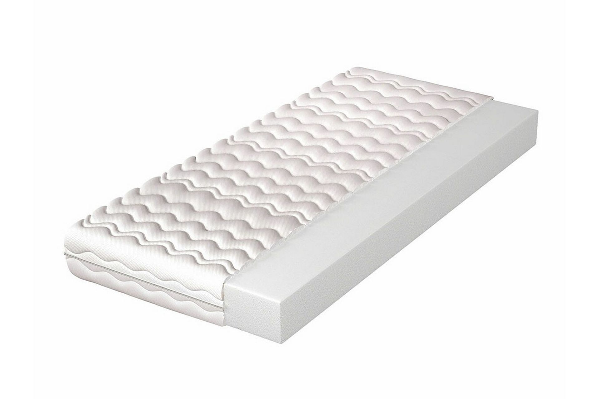 Arigna Skummadrass 200x200 cm - Hvit - Møbler - Senger - Madrasser - Skummadrass