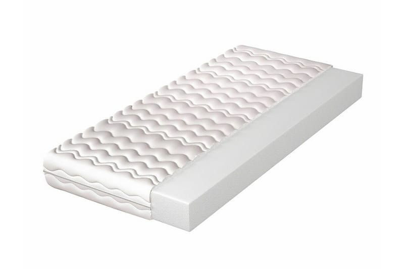 Arigna Skummadrass 200x200 cm - Hvit - Møbler - Senger - Madrasser - Skummadrass