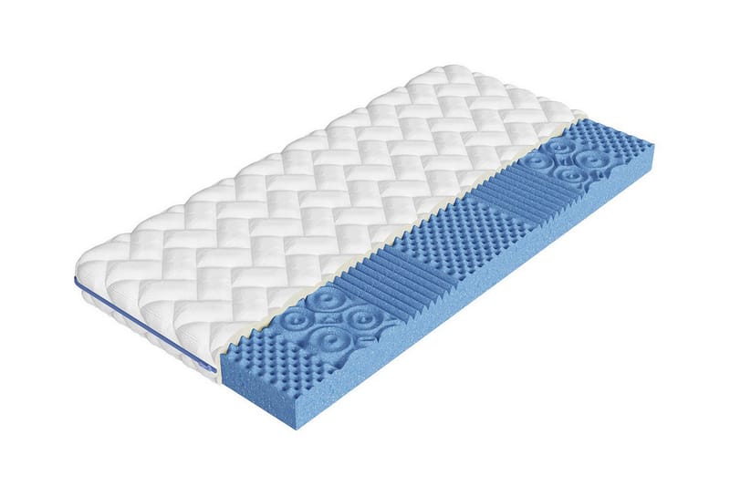 Derry Skummadrass 100x200 cm - Hvit - Møbler - Senger - Madrasser - Skummadrass