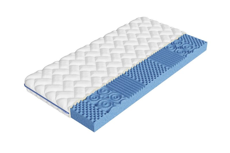 Derry Skummadrass 120x200 cm - Hvit - Møbler - Senger - Madrasser - Skummadrass