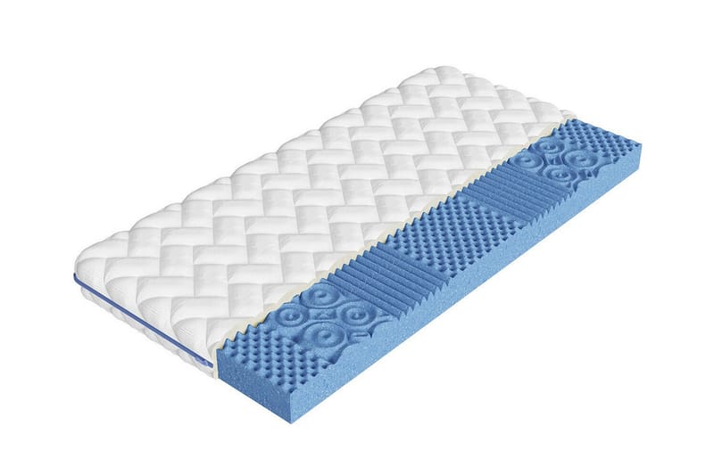 Derry Skummadrass 90x200 cm - Hvit - Møbler - Senger - Madrasser - Skummadrass