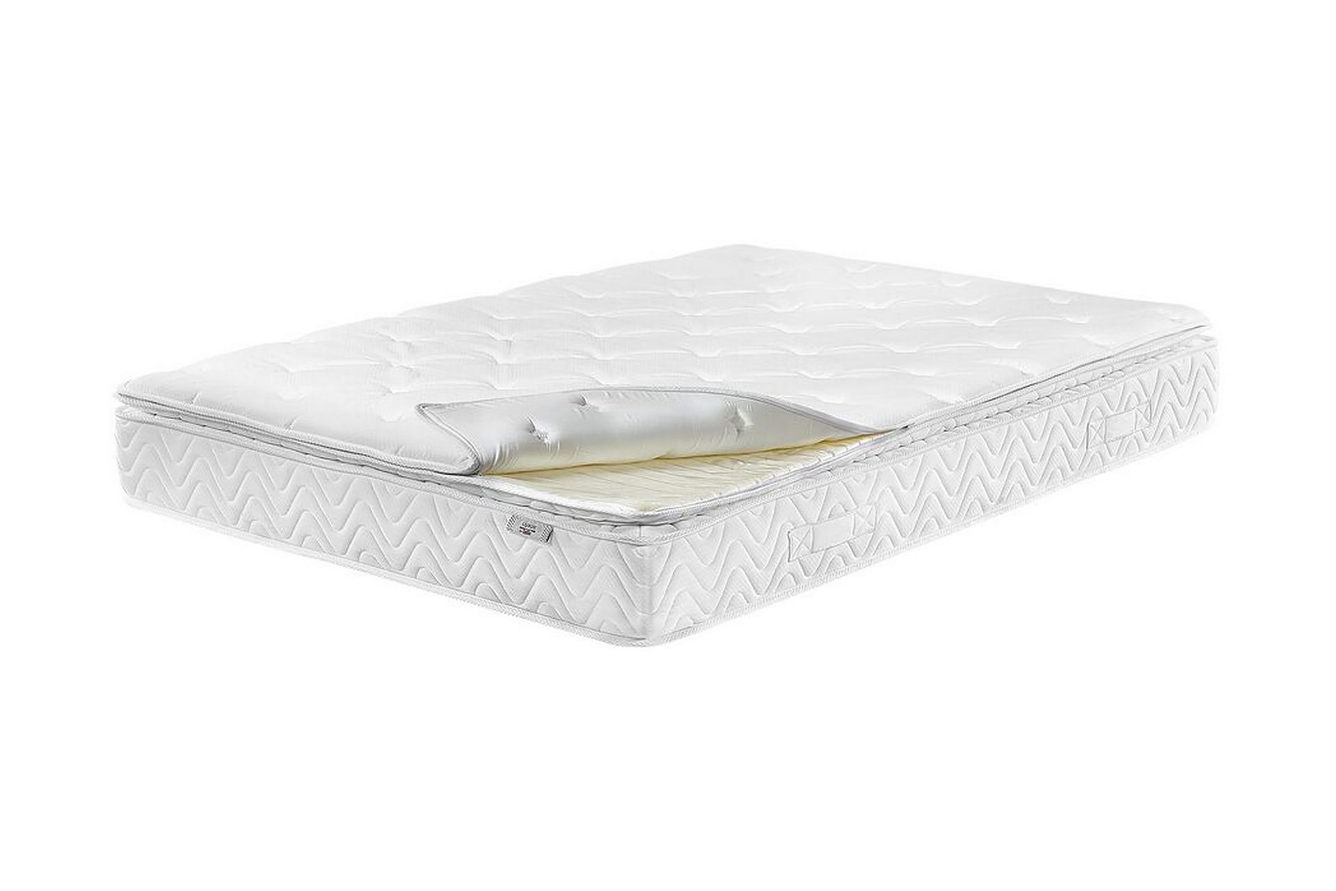 Luxusa Skummadrass 140x200 cm med Avtagbart trekk - Beige