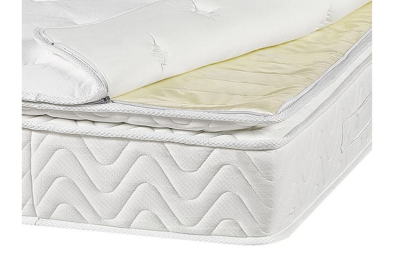 Luxusa Skummadrass 90x200 cm med Avtakbart Trekk - Beige - Møbler - Senger - Madrasser - Skummadrass