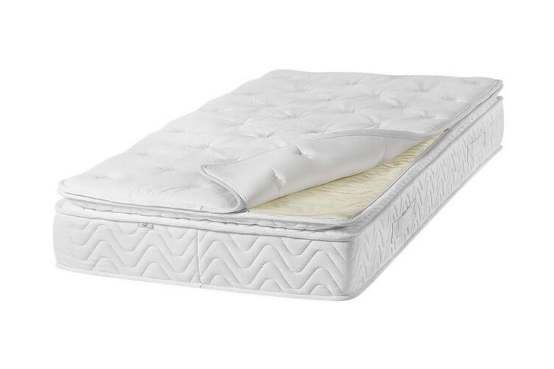 Luxusa Skummadrass 90x200 cm med Avtakbart Trekk - Beige - Møbler - Senger - Madrasser - Skummadrass