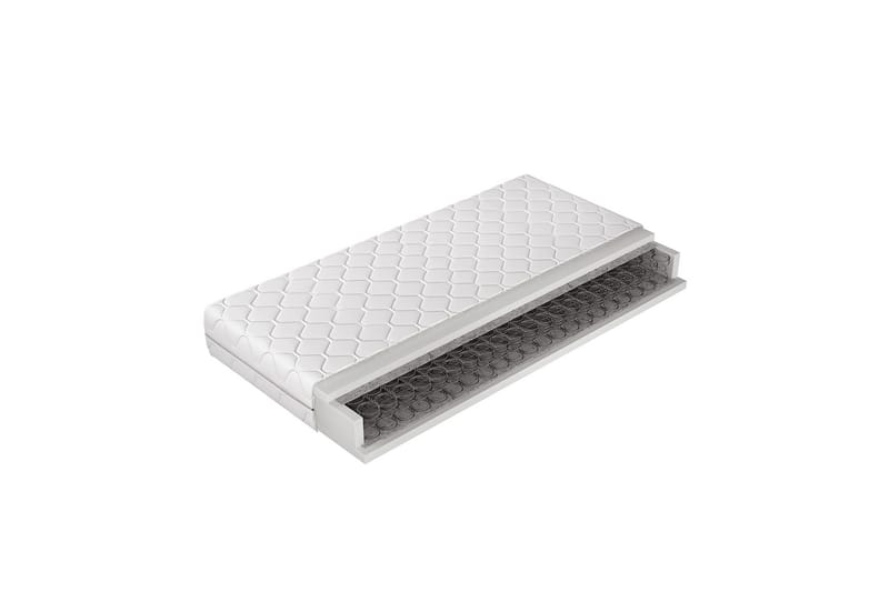 Solklint Fjærmadrass 90x200 cm - Hvit - Møbler - Senger - Madrasser - Rammemadrass & springfjærmadrass