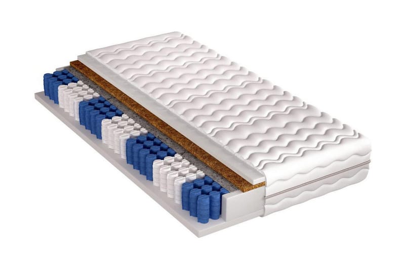 Argenta Pocketmadrasse 120x200, Hvit