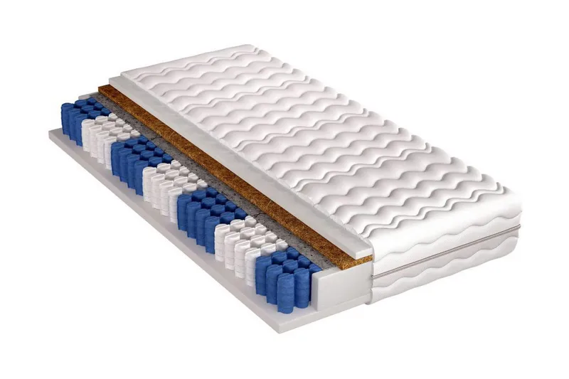 Argenta Pocketmadrasse 90x200, Hvit