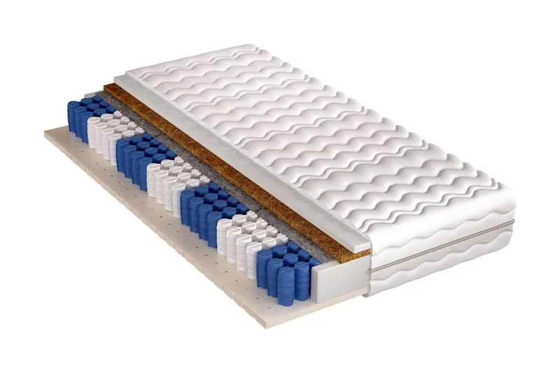 Atlanta Madrass 200x90x20 cm, Flerfarget