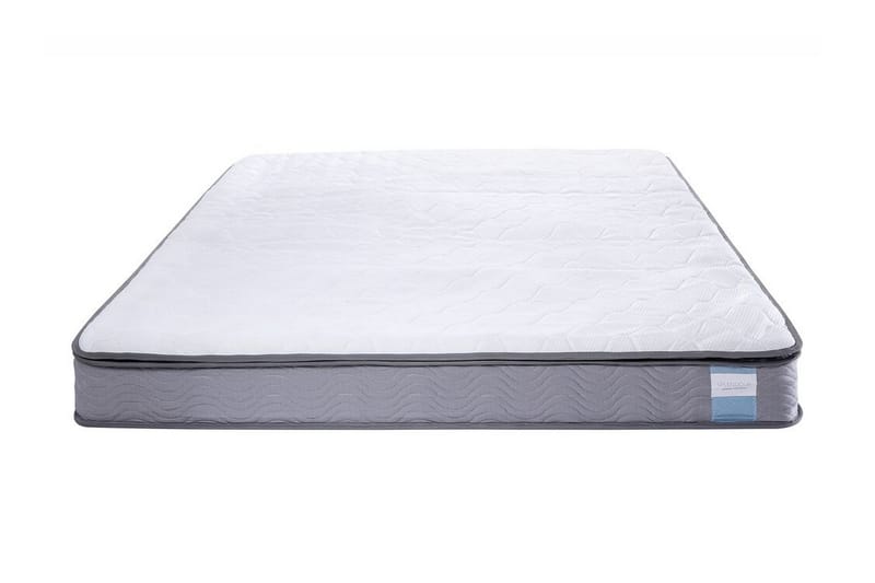Brathay Springfjærmadrass Fast 140x200 cm, Hvit