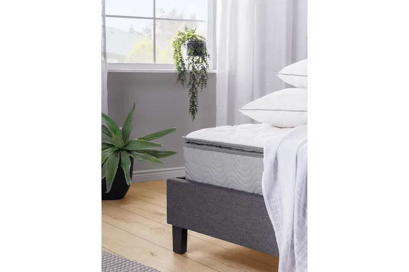 Brathay Springfjærmadrass Fast 90x200 cm - Hvit - Møbler - Senger - Madrasser - Rammemadrass & springfjærmadrass