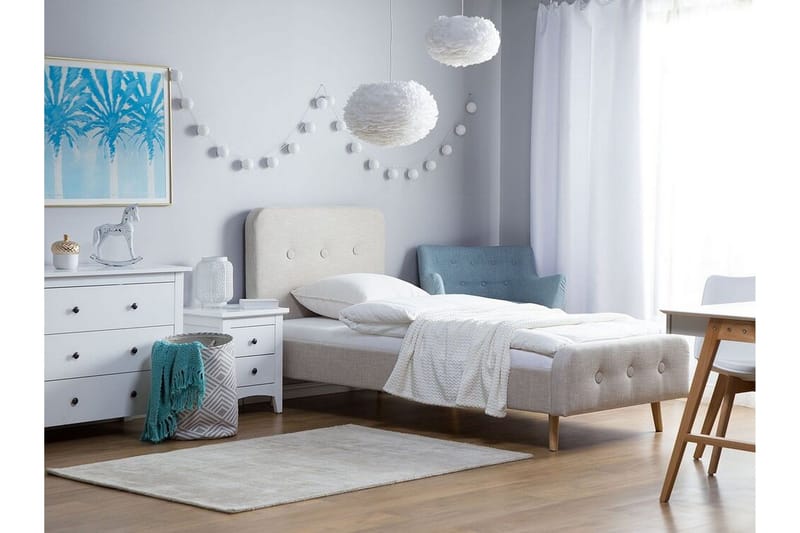 Brathay Springfjærmadrass Fast 90x200 cm - Hvit - Møbler - Senger - Madrasser - Rammemadrass & springfjærmadrass