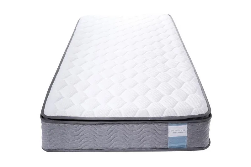 Brathay Springfjærmadrass Fast 90x200 cm, Hvit