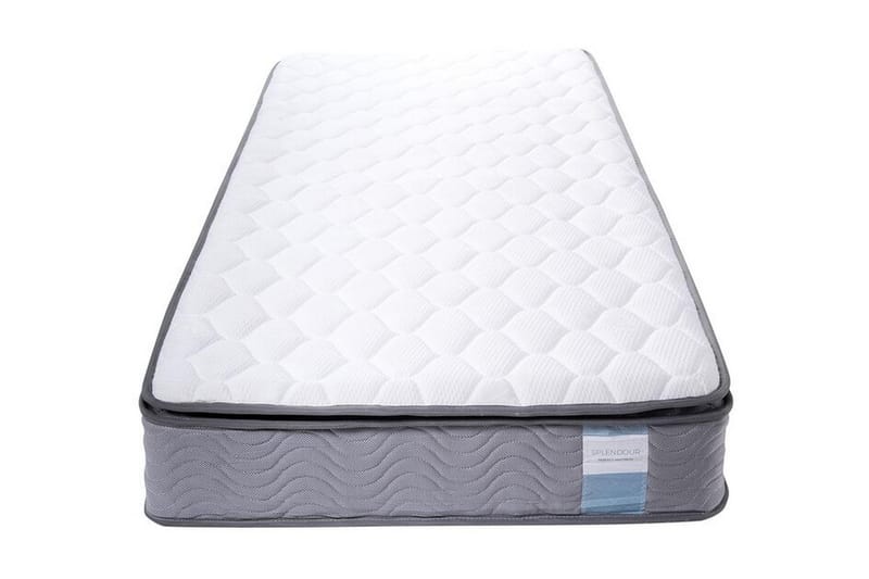 Brathay Springfjærmadrass Fast 90x200 cm, Hvit