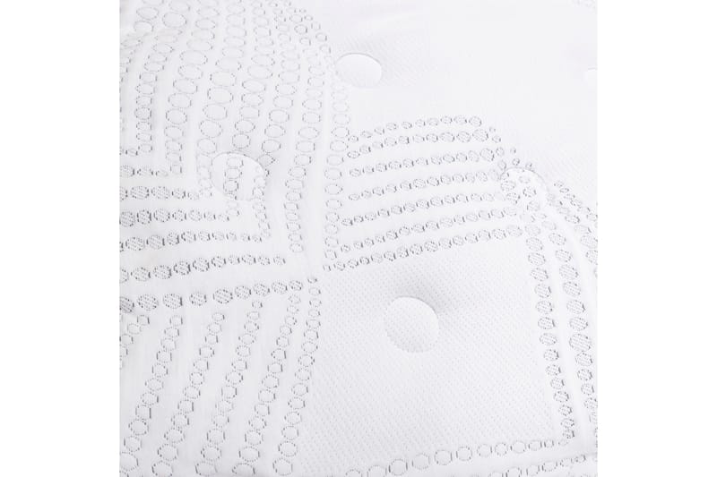 Fjermadrass HARMONY TOPPOCKET 120x200xH33cm - Hvit/Grå - Møbler - Senger - Madrasser - Overmadrass