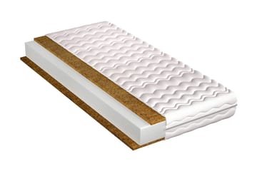 Kronos Madrass 200x180x10 cm - Hvit - Møbler - Senger - Madrasser - Rammemadrass & springfjærmadrass