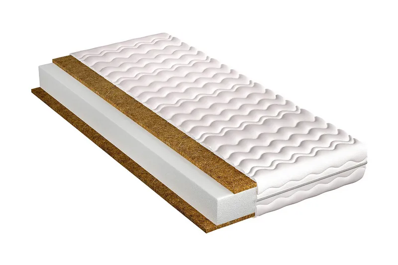Kronos Madrass 200x90x10 cm, Hvit