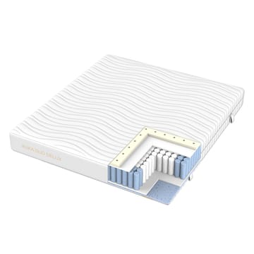 Springfjærmadrass Kuka Duo Delux 160x200x26 cm - Møbler - Senger - Madrasser - Overmadrass