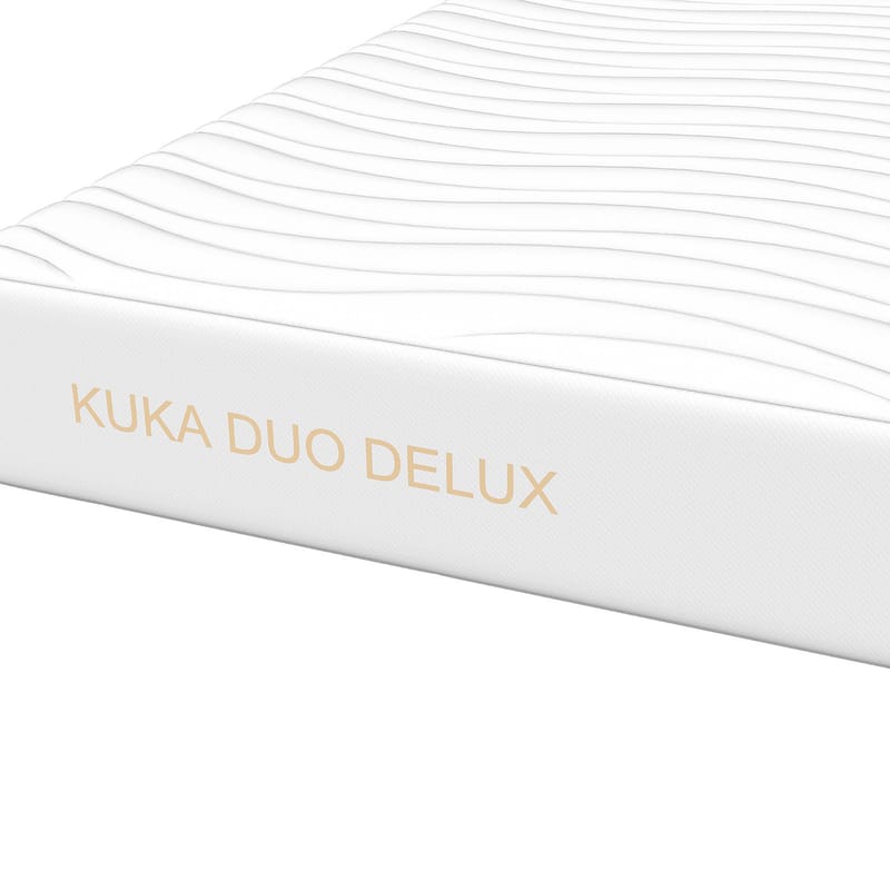 Springfjærmadrass Kuka Duo Delux 160x200x26 cm - Møbler - Senger - Madrasser - Overmadrass