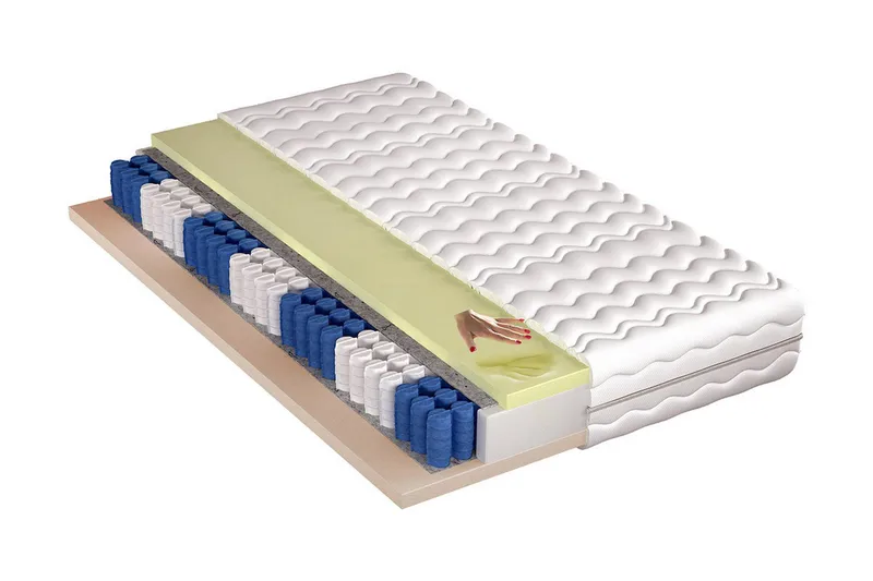 Liliana Madrass 200x180x20 cm, Flerfarget