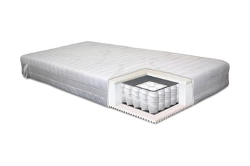 Lowell Springfjærmadrass 180x210 Fast - Hvit - Møbler - Senger - Madrasser - Rammemadrass & springfjærmadrass