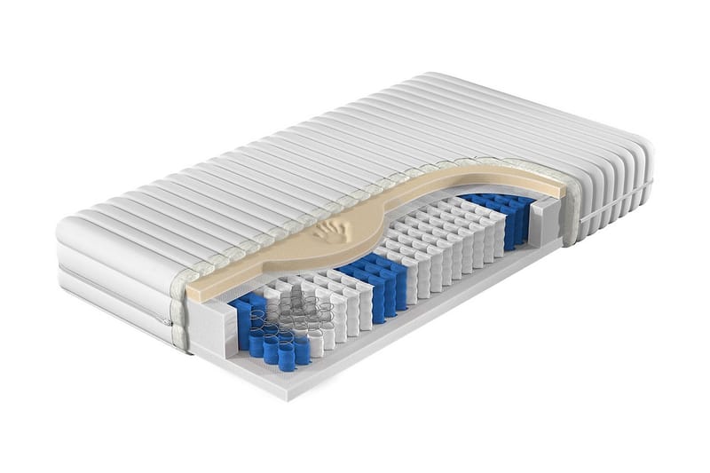 Madrass 180x200, Hvit