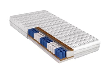 Madrass 80x200 - Hvit - Møbler - Senger - Madrasser - Rammemadrass & springfjærmadrass