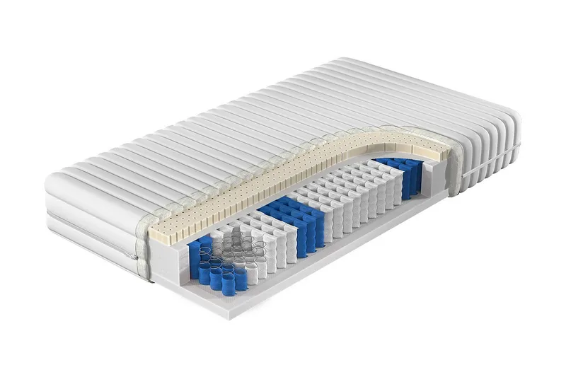 Madrass 90x200, Hvit