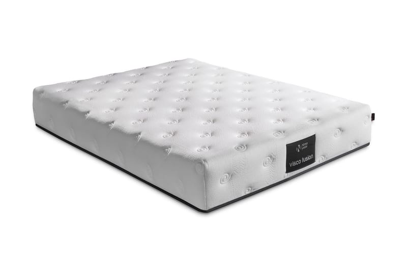 Springfjærmadrass 100x200 cm, Hvit