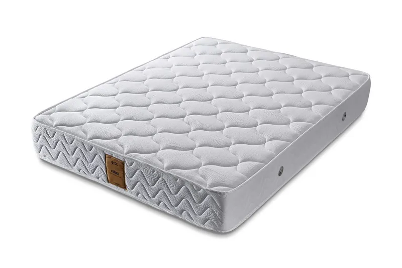 Springfjærmadrass 140x200 cm - Hvit - Møbler - Senger - Madrasser - Rammemadrass & springfjærmadrass