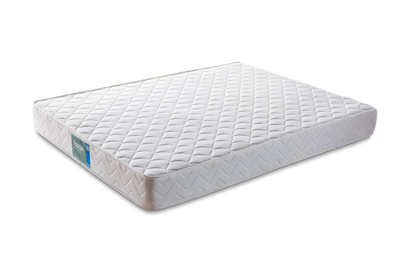 Springfjærmadrass 150x200 cm, Hvit