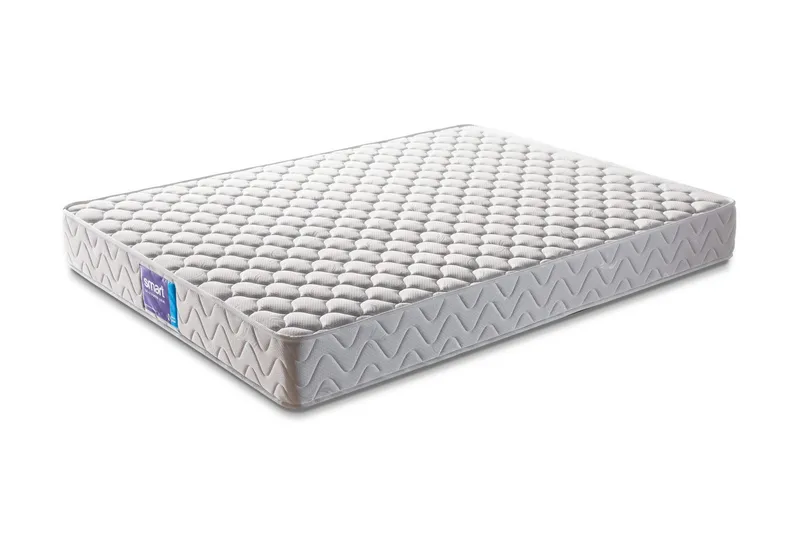 Springfjærmadrass 180x200 cm, Hvit