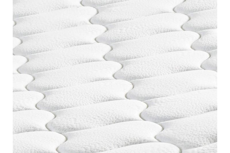 Springfjærmadrass 90x190 cm - Hvit/Orange - Møbler - Senger - Madrasser - Rammemadrass & springfjærmadrass