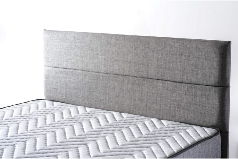 Springfjærmadrass 90x200 cm - Hvit/Grå - Møbler - Senger - Madrasser - Rammemadrass & springfjærmadrass