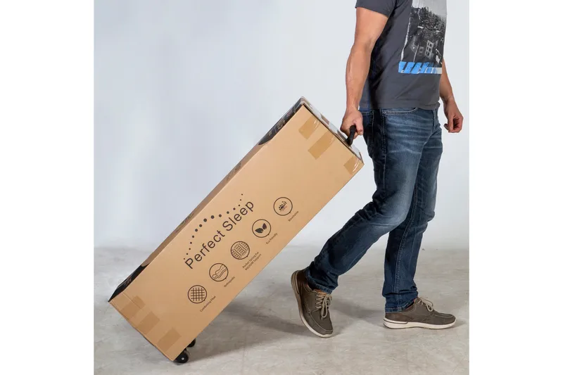 Springfjærmadrass Harmony Duo - Hvit/Grå - Møbler - Senger - Madrasser - Rammemadrass & springfjærmadrass