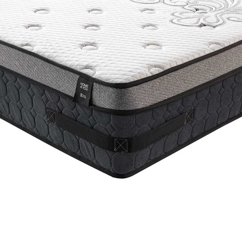 Springmadrass HOME4YOU Harmony Delux 180x200x30 cm - Møbler - Senger - Madrasser - Overmadrass