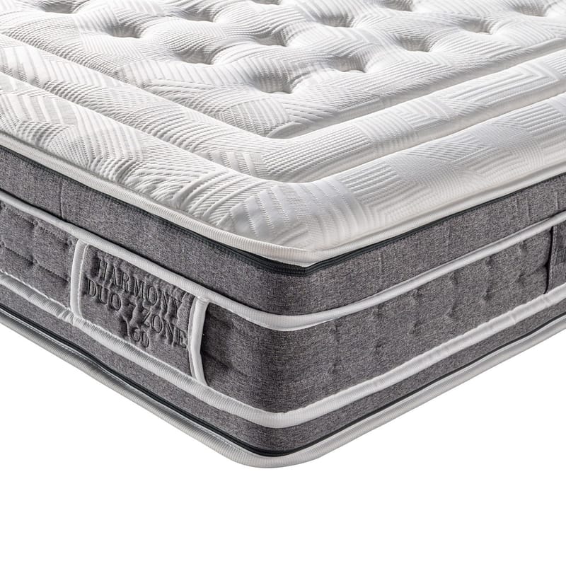 Springmadrass HOME4YOU Harmony Duo 7 soner 160x200x28 cm Vendbar - Møbler - Senger - Madrasser - Overmadrass