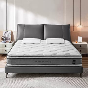 Springmadrass HOME4YOU Harmony Duo Bliss 160x200x28 cm vendbar - Møbler - Senger - Madrasser - Overmadrass