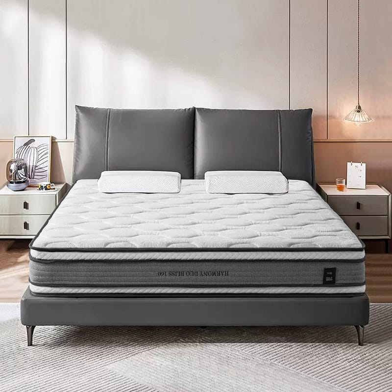 Springmadrass HOME4YOU Harmony Duo Bliss 160x200x28 cm vendbar - Møbler - Senger - Madrasser - Overmadrass