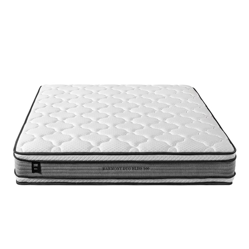 Springmadrass HOME4YOU Harmony Duo Bliss 160x200x28 cm vendbar - Møbler - Senger - Madrasser - Overmadrass