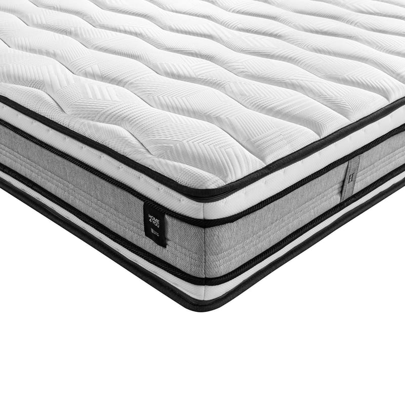 Springmadrass HOME4YOU Harmony Duo King vendbar 180x200x30 cm - Møbler - Senger - Madrasser - Overmadrass