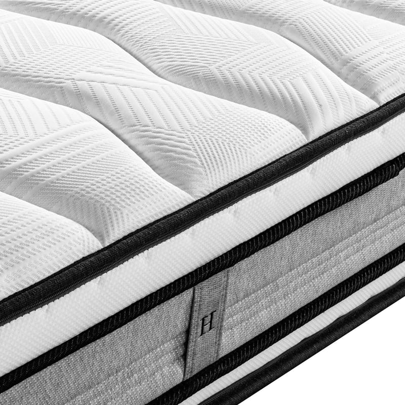 Springmadrass HOME4YOU Harmony Duo King vendbar 180x200x30 cm - Møbler - Senger - Madrasser - Overmadrass