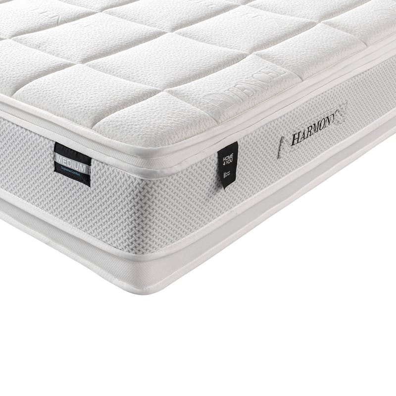 Springmadrass HOME4YOU Harmony Duo Season Vendbar 160x200x29 cm - Møbler - Senger - Madrasser - Overmadrass