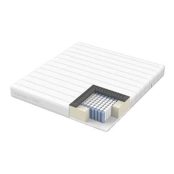 Springmadrass HOME4YOU Kuka Duo 11 soner 140x200x19 cm - Møbler - Senger - Madrasser - Overmadrass